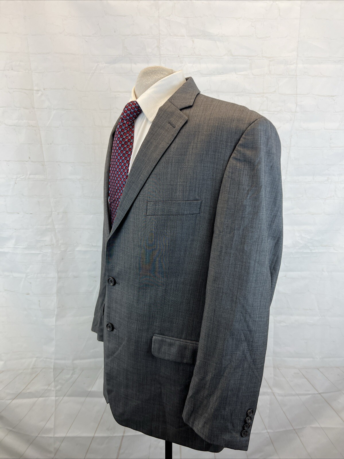 Lauren Ralph Lauren Men’s Gray 100% Wool Blazer 46R $595 Two Button