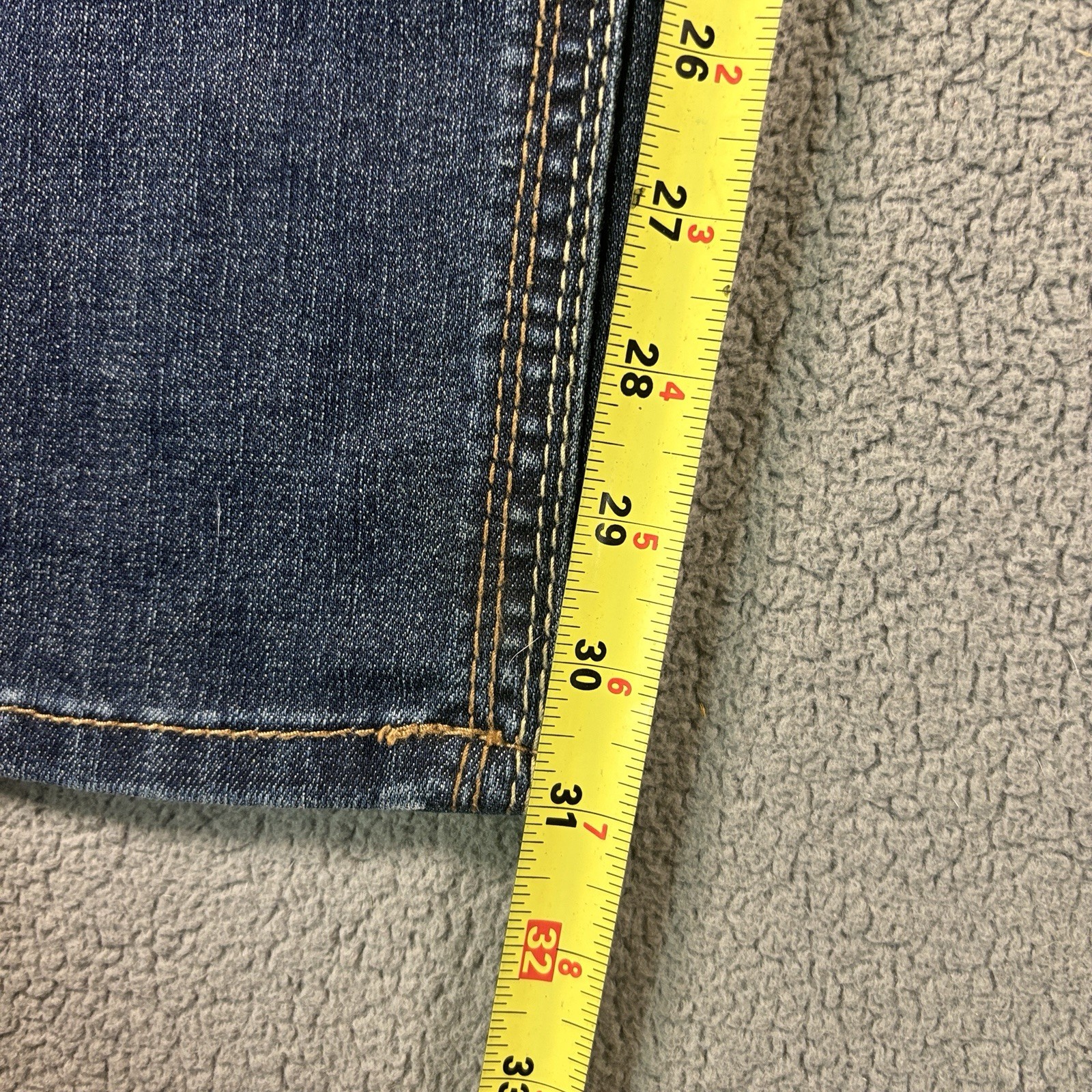 Melissa McCarthy By Seven7 Straight Leg Jeans Dark Wash Blue Size 14W M7D1699GL