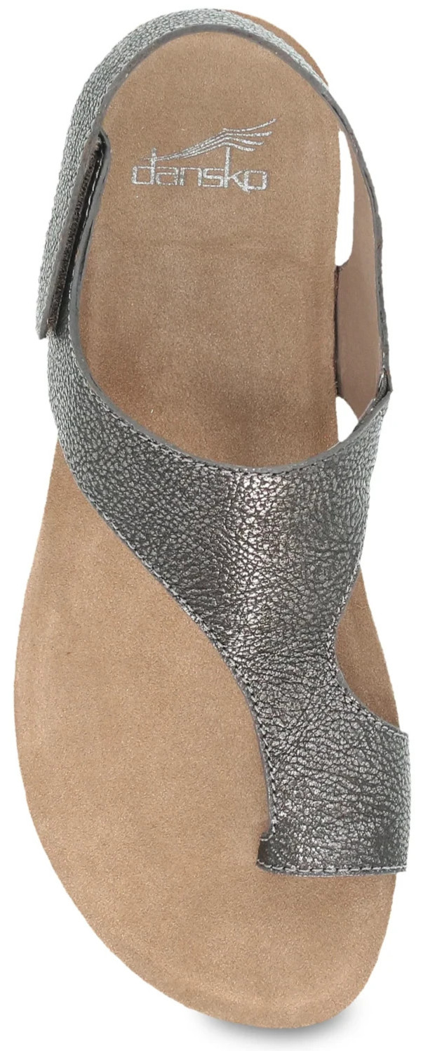 Dansko Women’s Reece Pewter Metallic Sandal (Select Size)