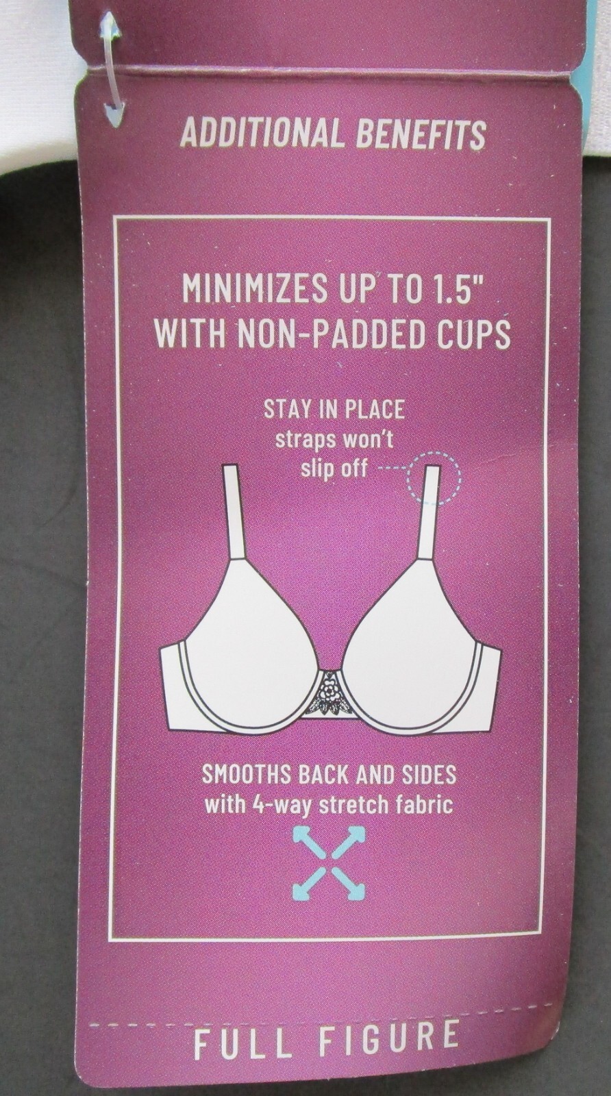 Vanity Fair Beauty Back Underwire Bra Style 76080 Size 42 DDD NWT Retail $50