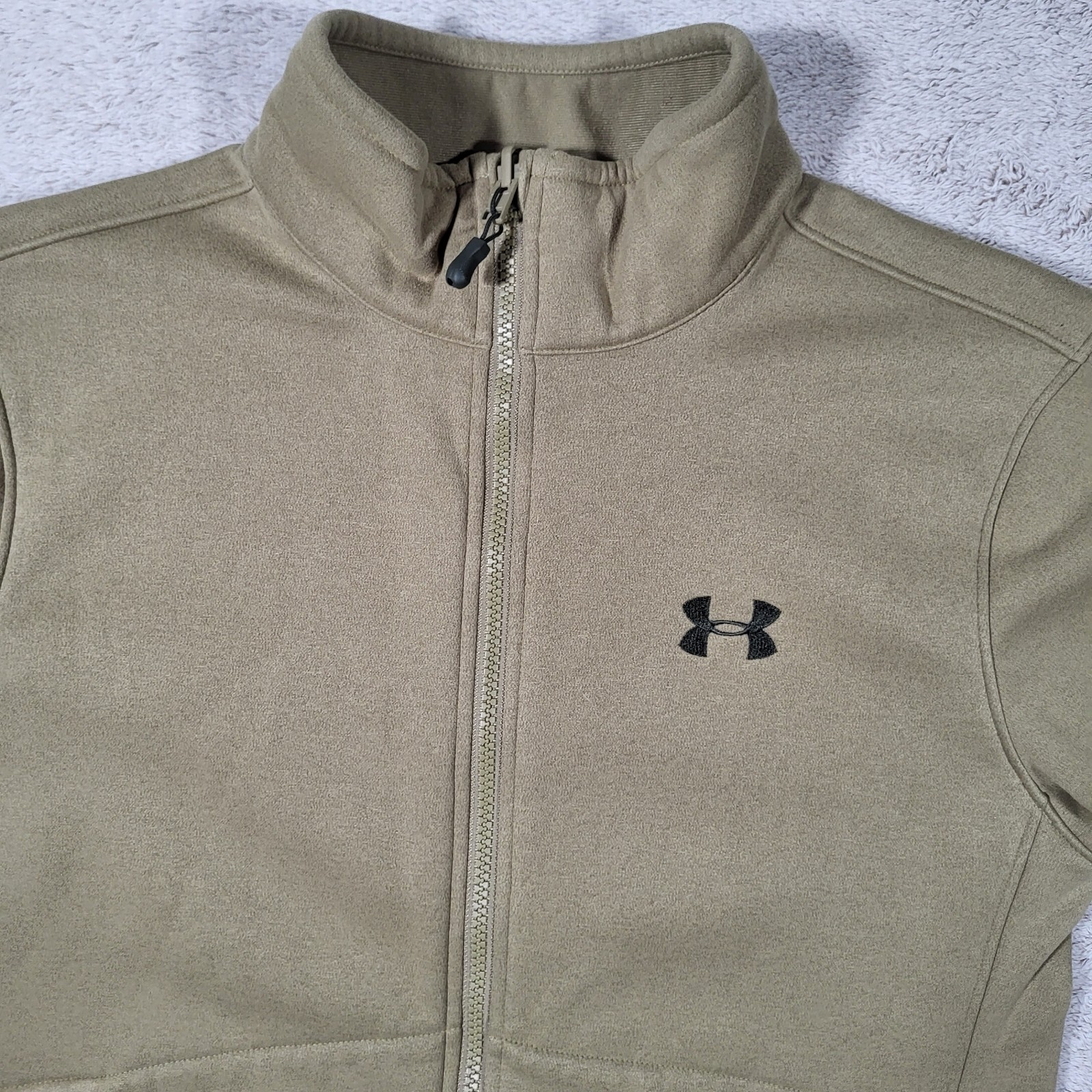 Under Armour Porter 3-in-1 Jacket Mens S Green Outdoor Fleece Lined Soft Shell