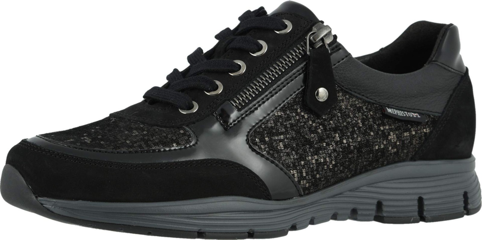 Sz Mephisto Ylona Black Bucksoft/Ch/Magic Nero EU 36 (US Women’s 6) B (M)