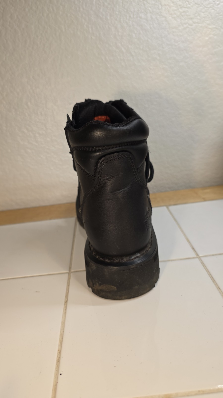 Harley Davidson Maddy Black Combat Boots Womens 8.5