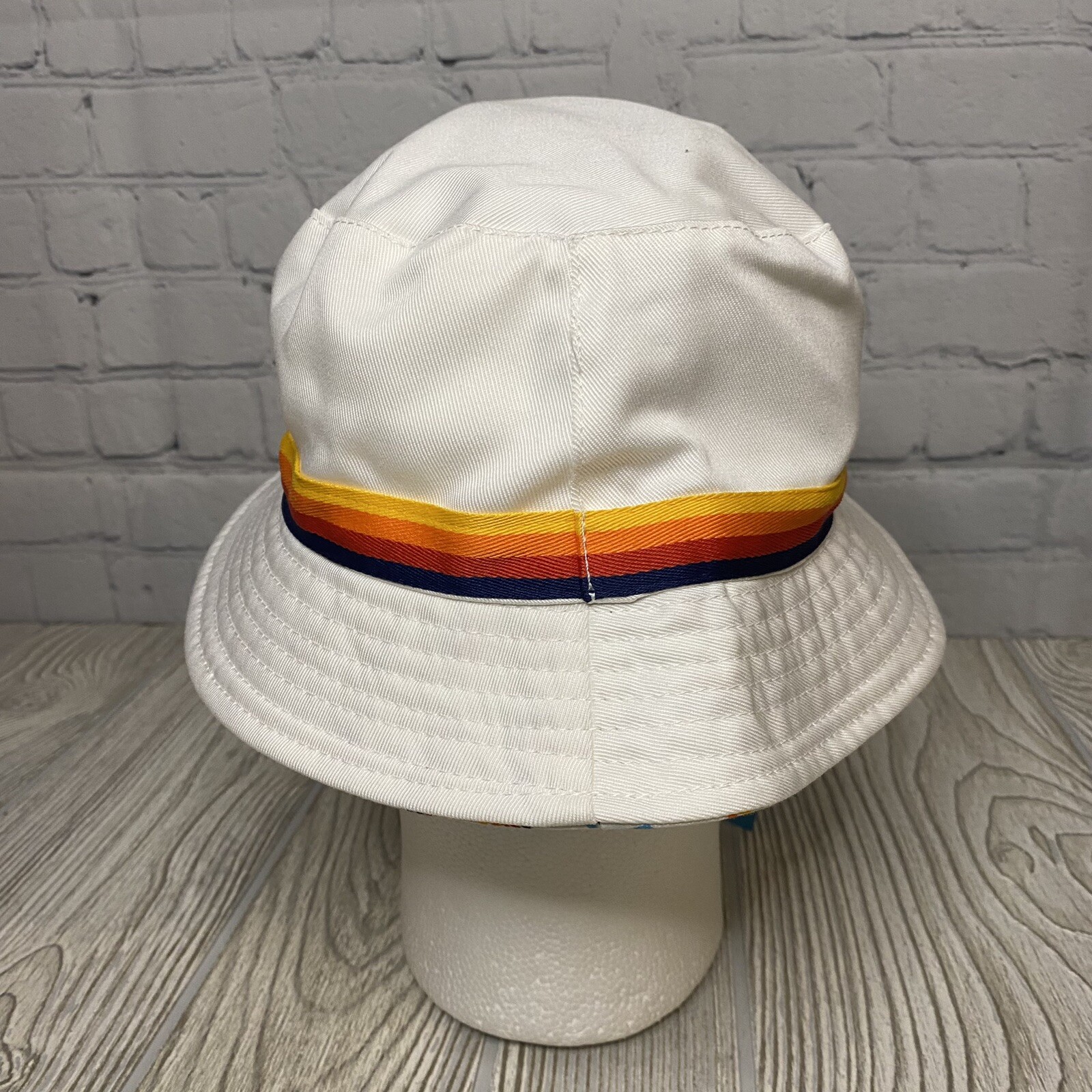 ALDI Gear 2024 Logo Bucket Hat White Rainbow One Size New with Tags