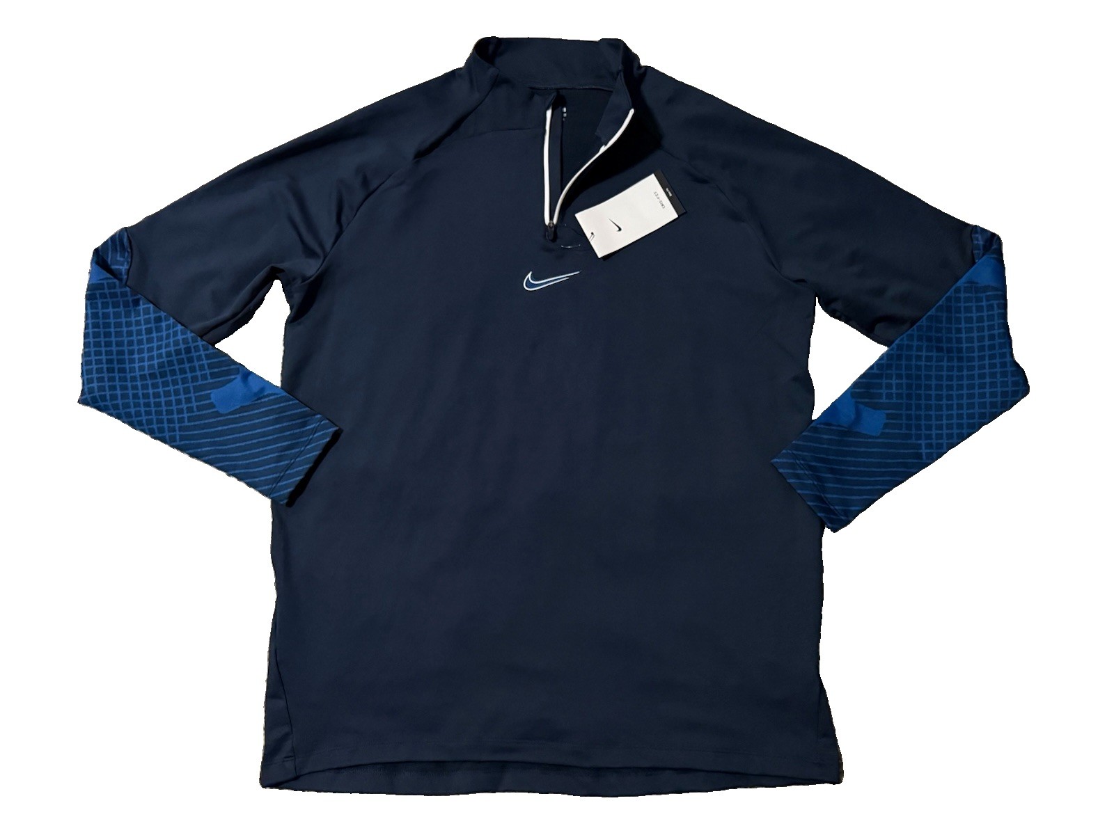 Nike Men’s Dri FIT Strike 1/4 Zip Soccer Slim Fit Long Sleeve Drill Top Shirt XL
