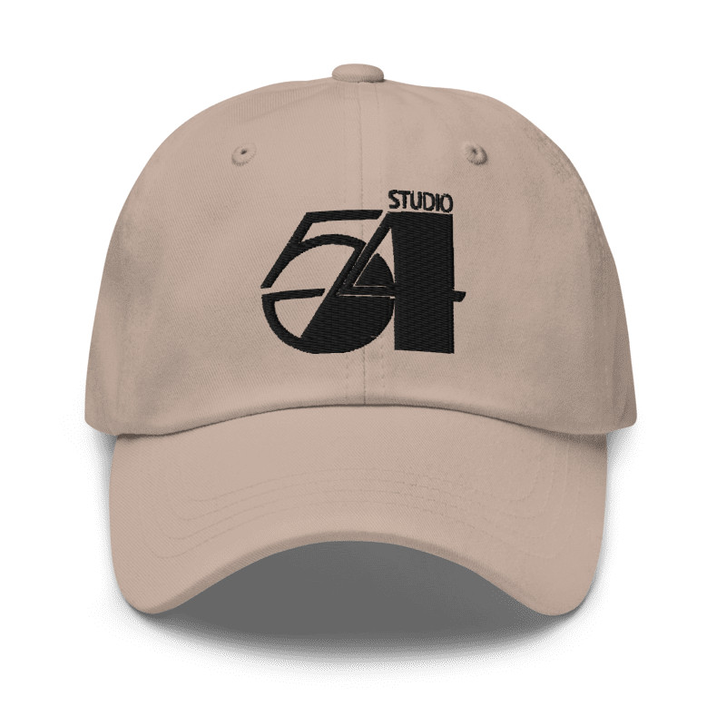 Studio 54 Logo Inspired Embroidered Adjustable Classic Dad Hat