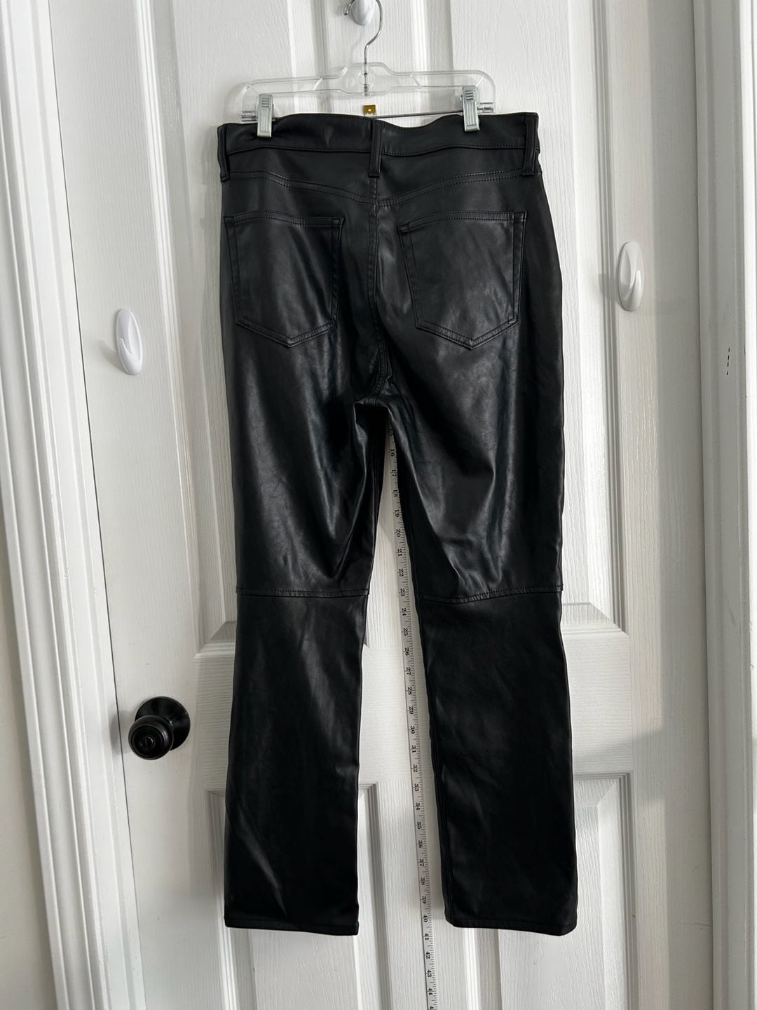 Gap Vintage Slim High Rise Faux Leather Pants Size 30x10R