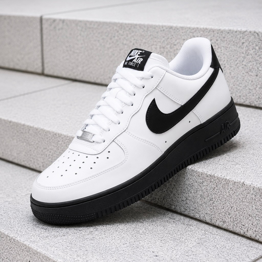 Nike Air Force 1 Low ’07 White Black FJ4146-129 Men’s Size New