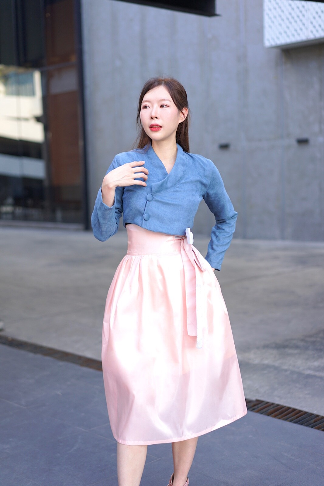 Modern Hanbok Velvet Shirt 저고리 (Only Shirt) Korean Traditional Boraunnii 생활한복