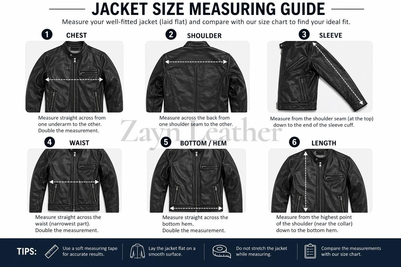 Men’s Smooth Lambskin Genuine Leather Black Bomber Biker Zipper Jacket Soft Coat