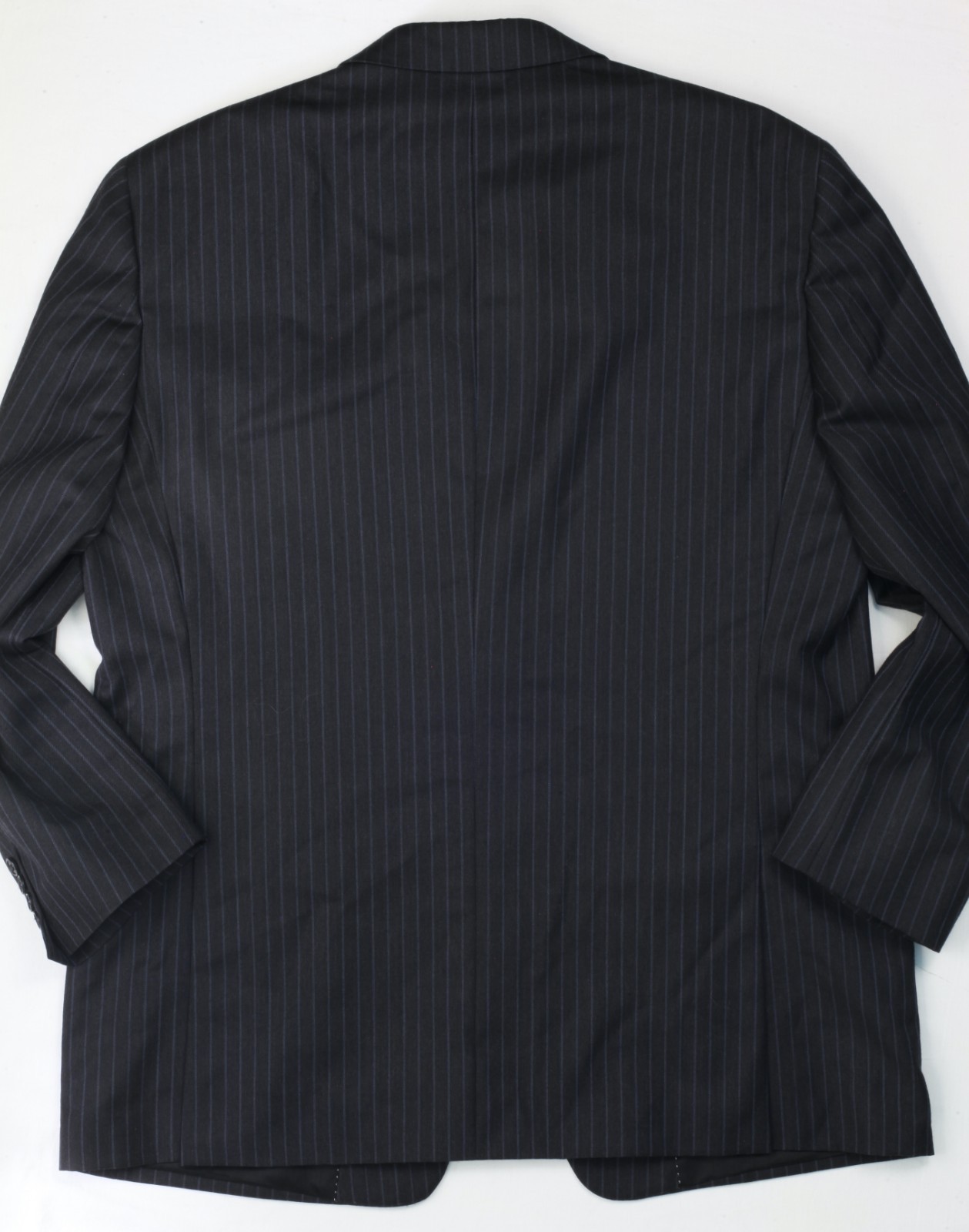 Tommy Hilfiger Regular Fit Wool Suit Gray Striped 44R 38×29