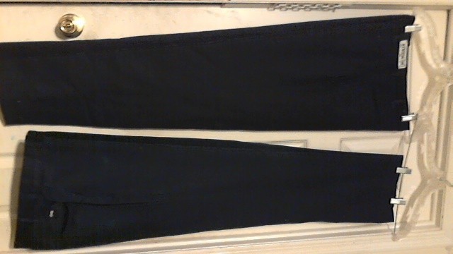 CINTAS COMFORT-FLEX STANDARD WORK PANTS ( 36 X 34 ) ( LOT OF 3 ) BLUE PRE-OWNED