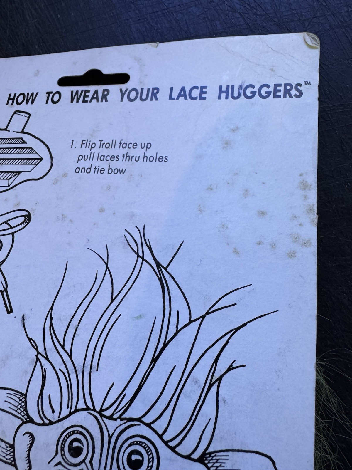 Vintage 1991 Norfin Trolls Lace Huggers New On Card Street Kids
