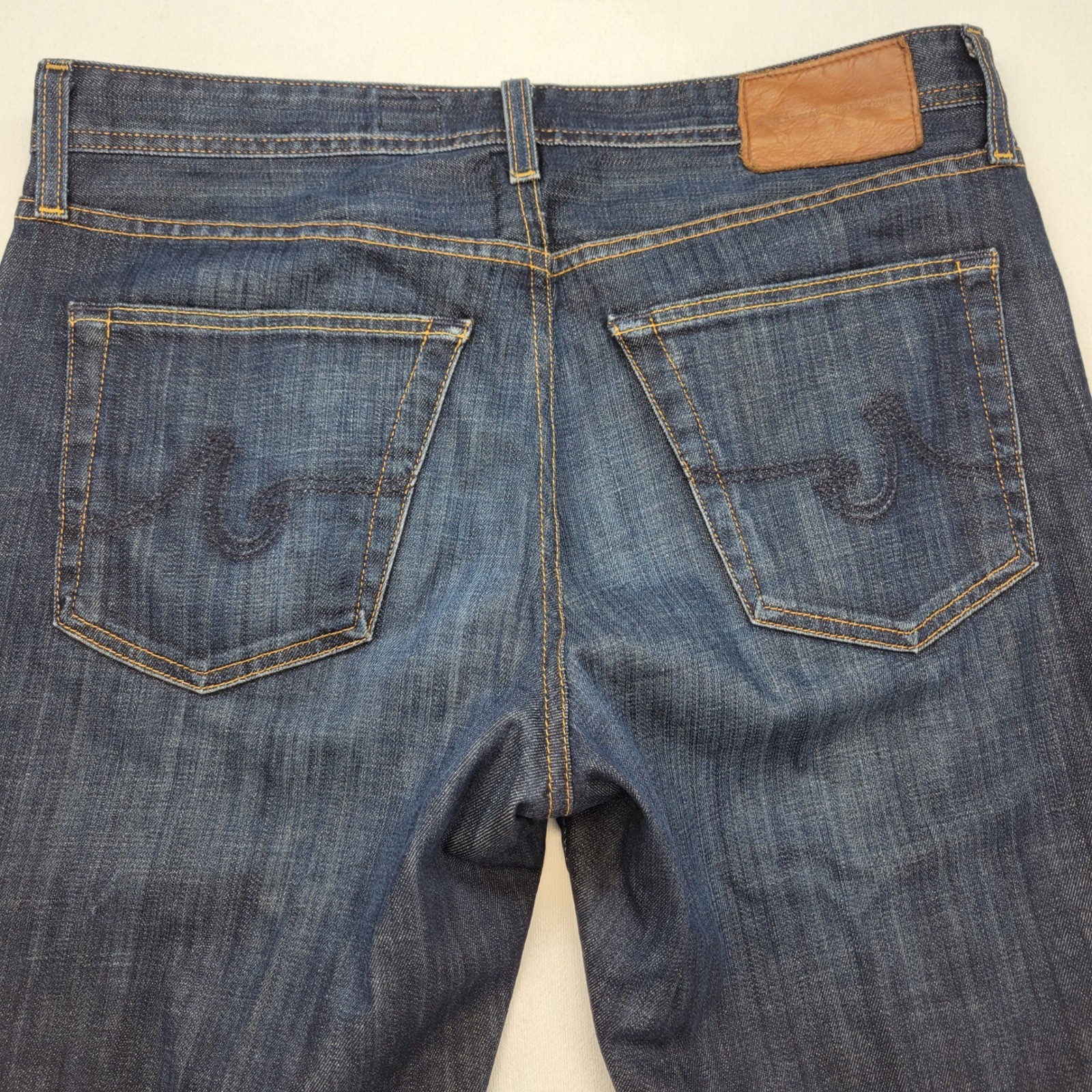 AG Adriano Goldschmied The Protege Jeans Mens 33×32 Dark Wash Straight Leg