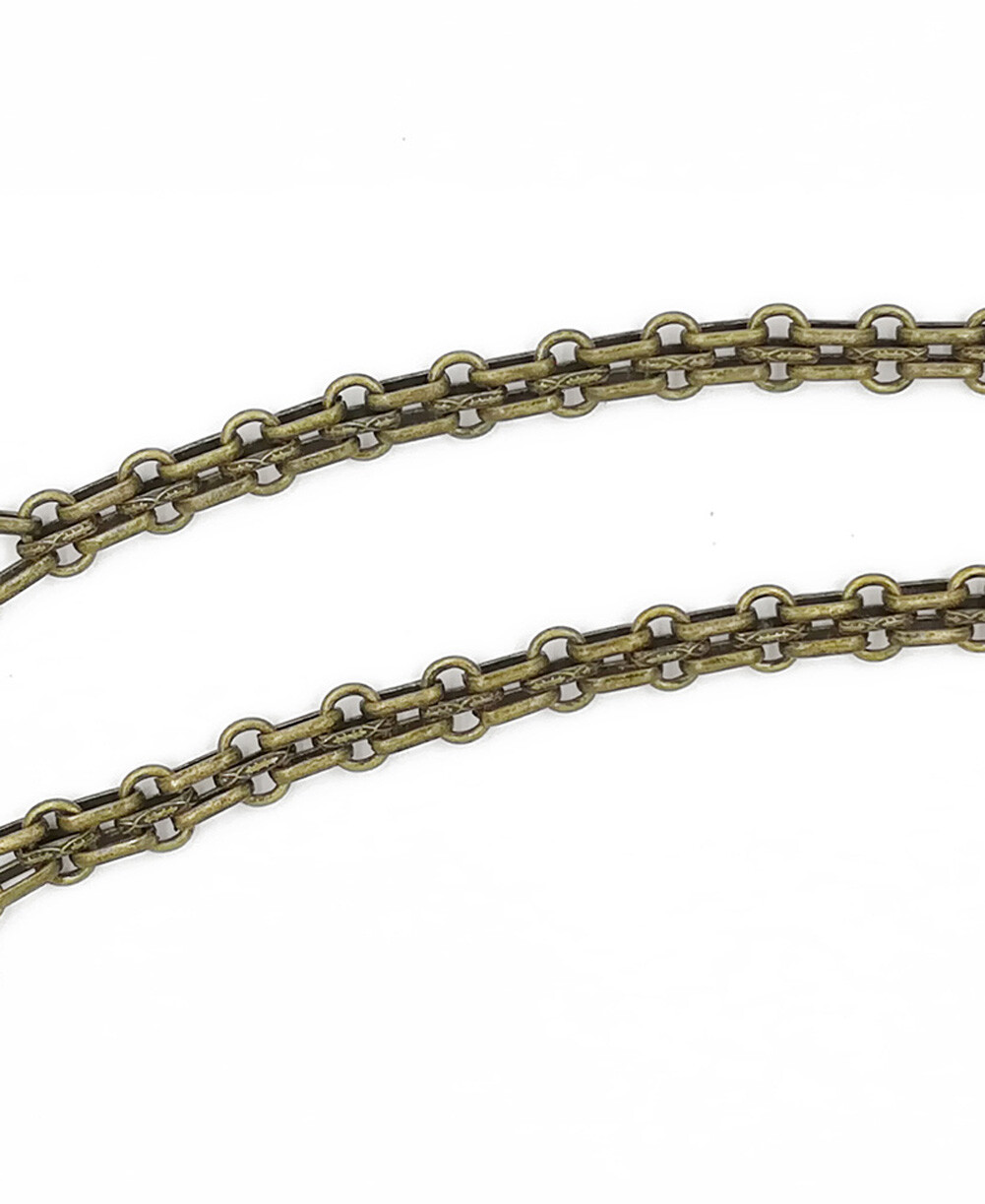 20 ~ 200 CM Replacement Three Rows Metal Chain For Strap Bag Crossbody Handbag