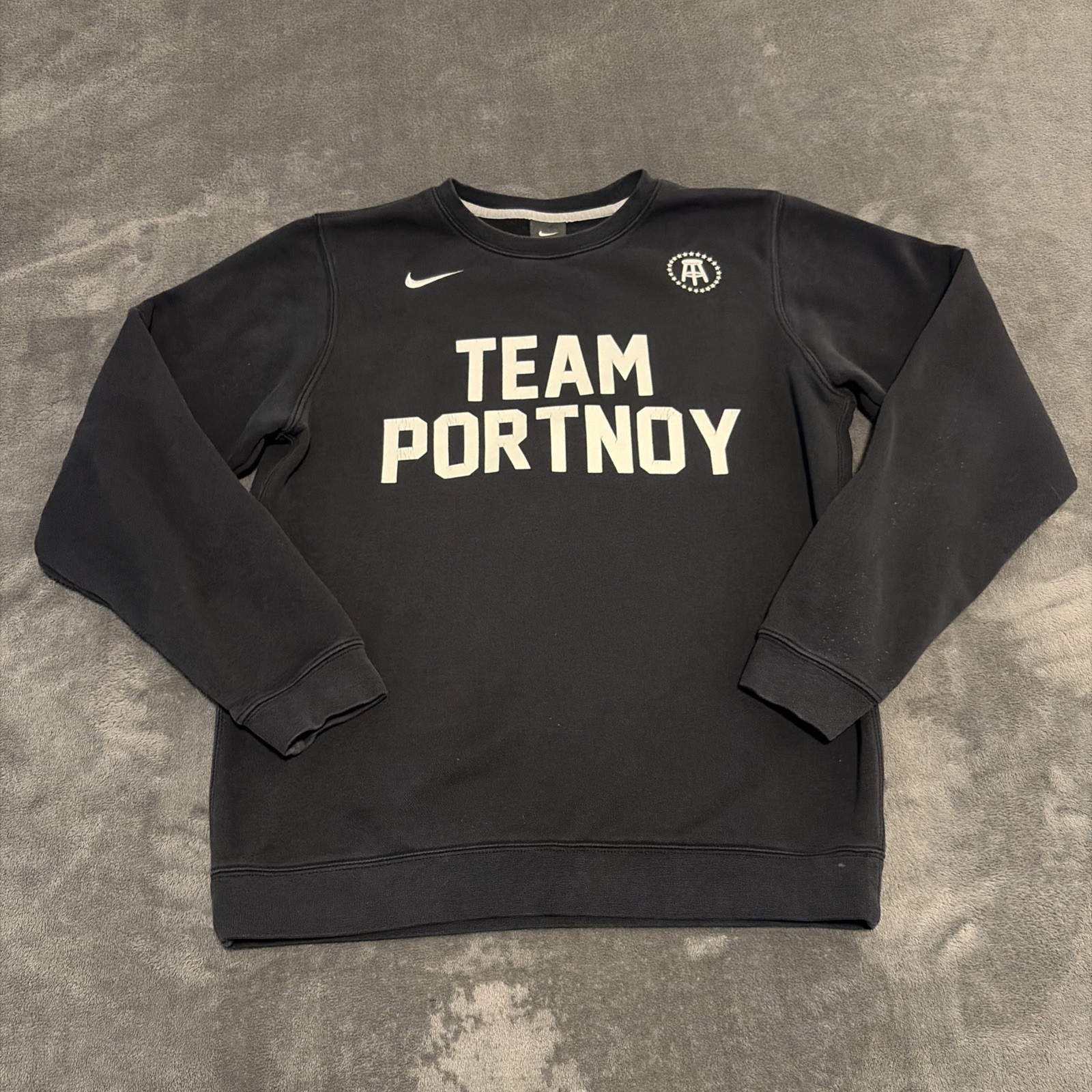 Nike Barstool Sports Team Portnoy Crewneck Sweatshirt Size Small Black READ
