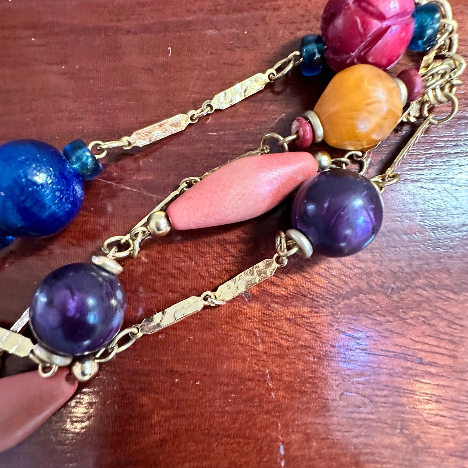 Multi Color Gold tone Waist Belt Chain Layer Accessory 80s 90s Y2k Clubbing