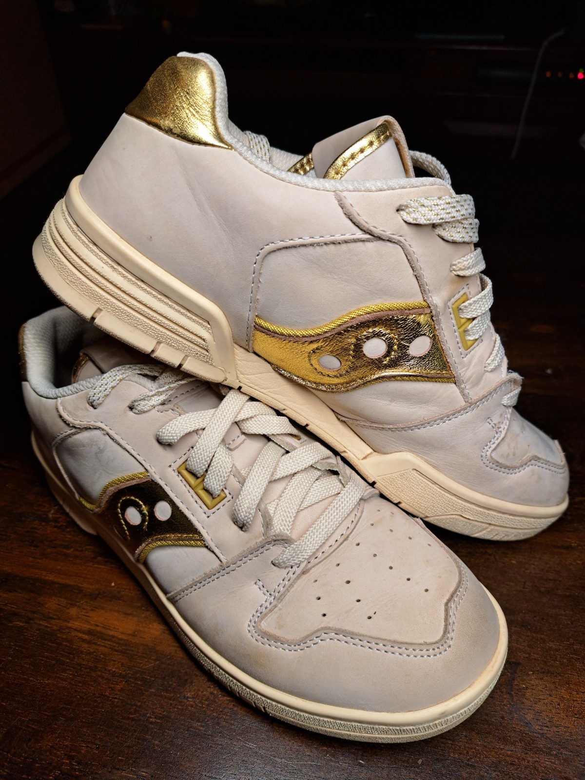 HOMMEWRK BY TRINIDAD JAME$ X SAUCONY SPOT-BILT SONIC LOW – CREAM S70827-2 sz8.5