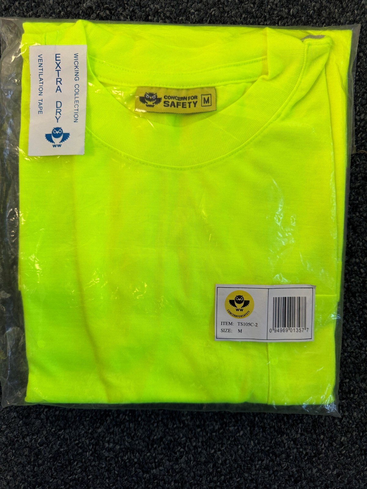 Safety T Shirt Class II Reflective Yellow HIGH VISIBILITY