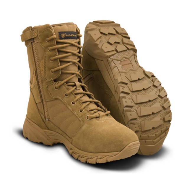 Smith & Wesson 810203 8″ Breach 2.0 Coyote Side-Zip Boots