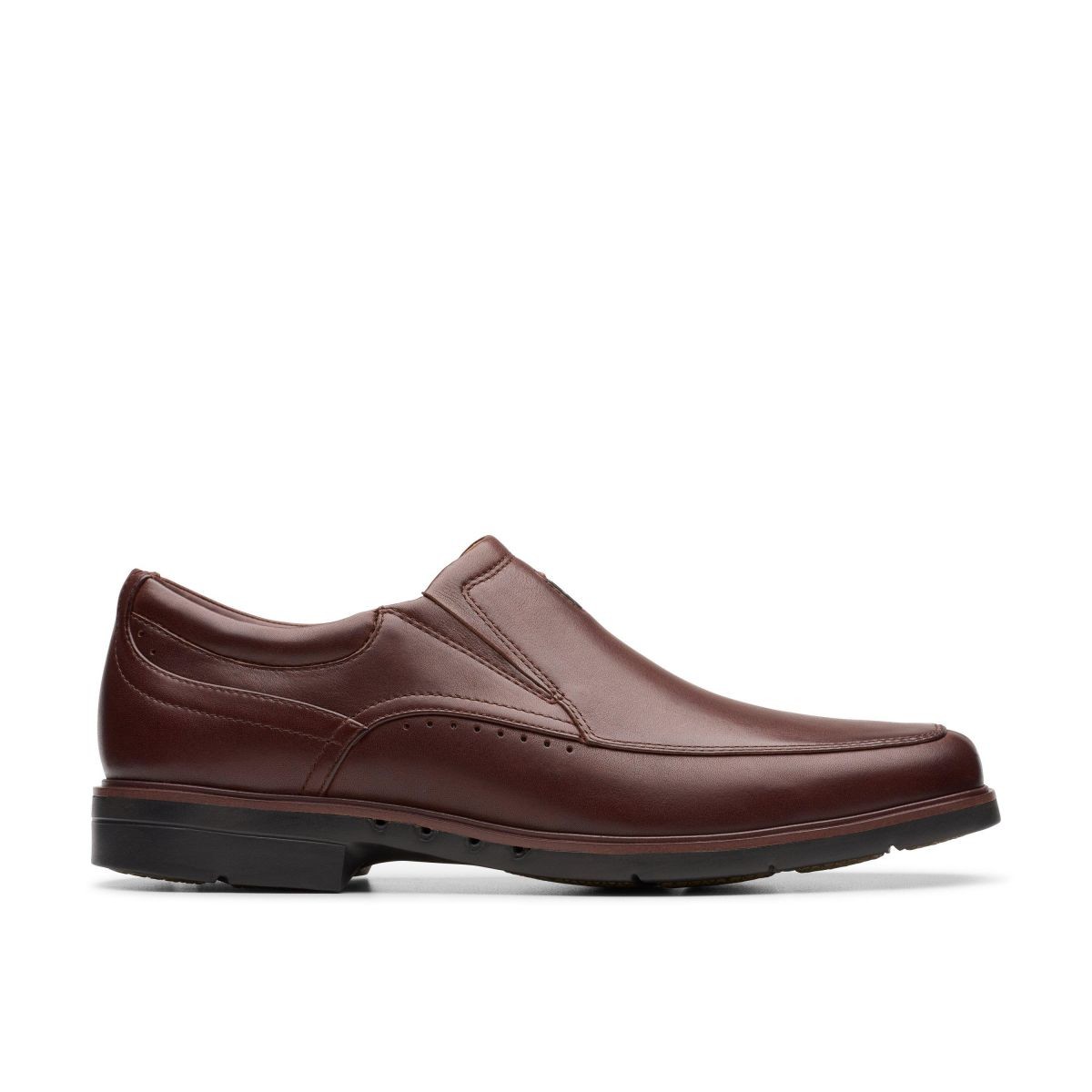 Clarks Men’s Un Kendric Go Slip-On Mahogany Leather – 26179990, Mahogany