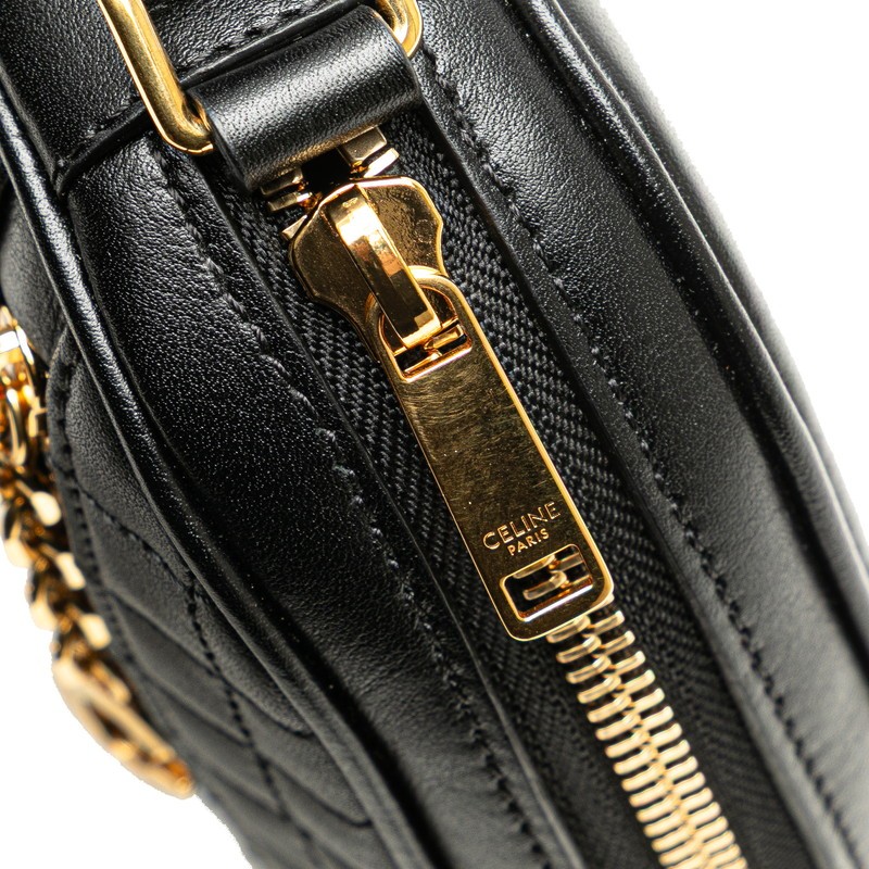 CELINE C Charm Small Crossbody Shoulder Bag Camera Bag Women 【Used】