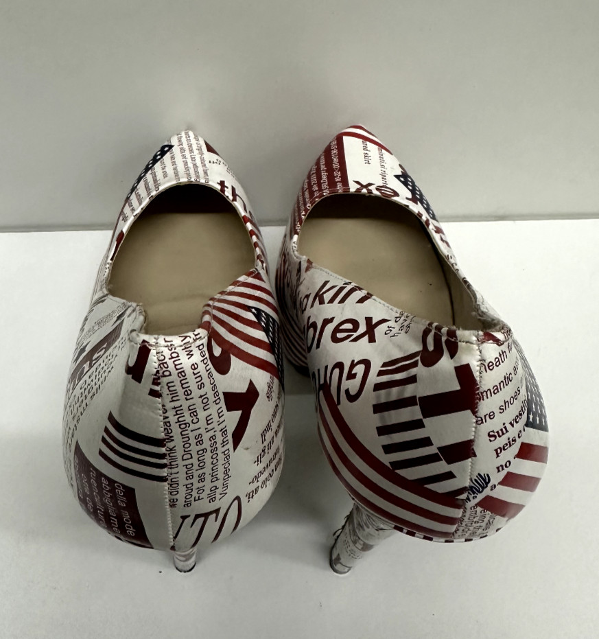 Rosette women size 10 Elle-26 hidden platform Stiletto heels man made materials
