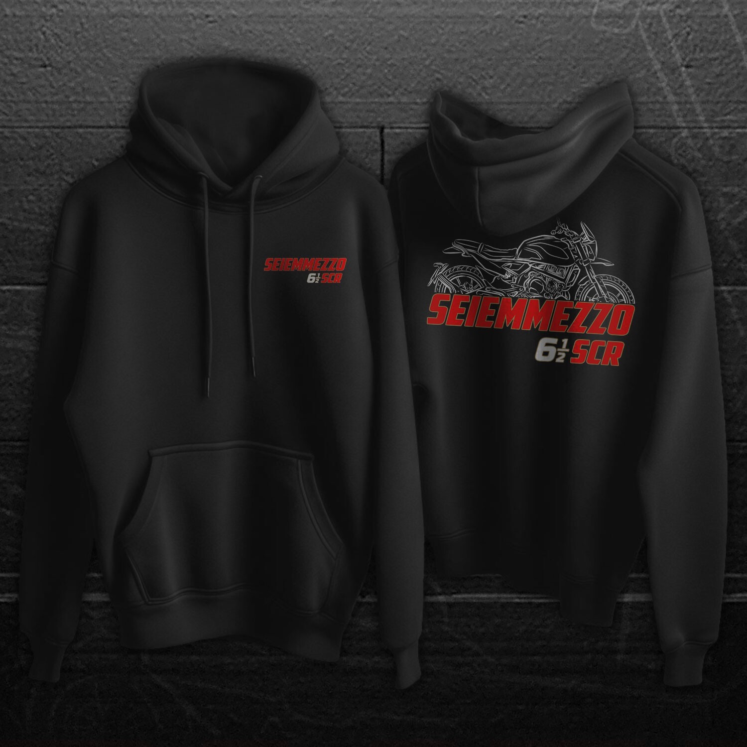 For Moto Morini Seiemmezzo 2022-2025 Fans – Moto Animals Illustration Hoodie