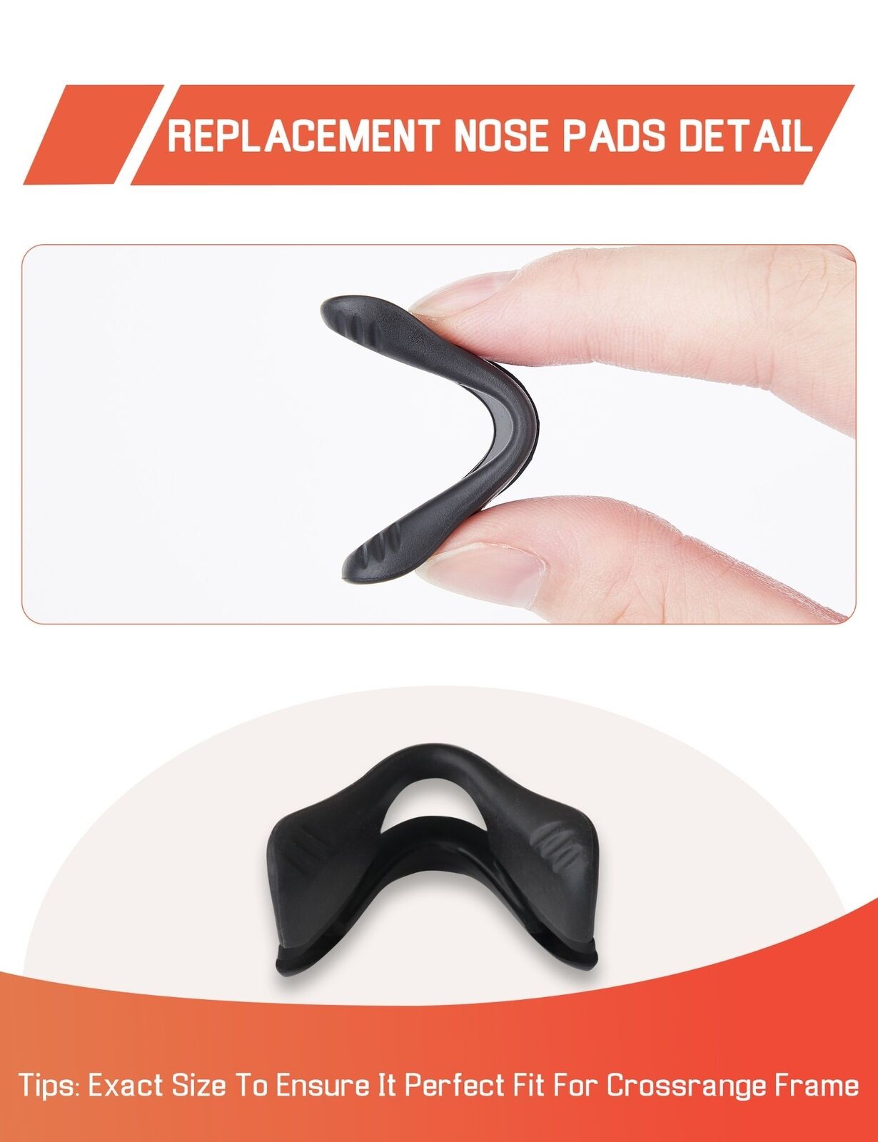 Replacement Rubber Nosepads For M2 Frame/M2 Frame XL/M2 Frame Vented