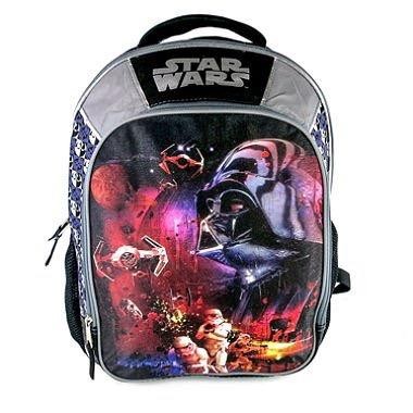 Disney Star Wars Classic Darth Vader BackPack Troopers Reflective Strip Bag
