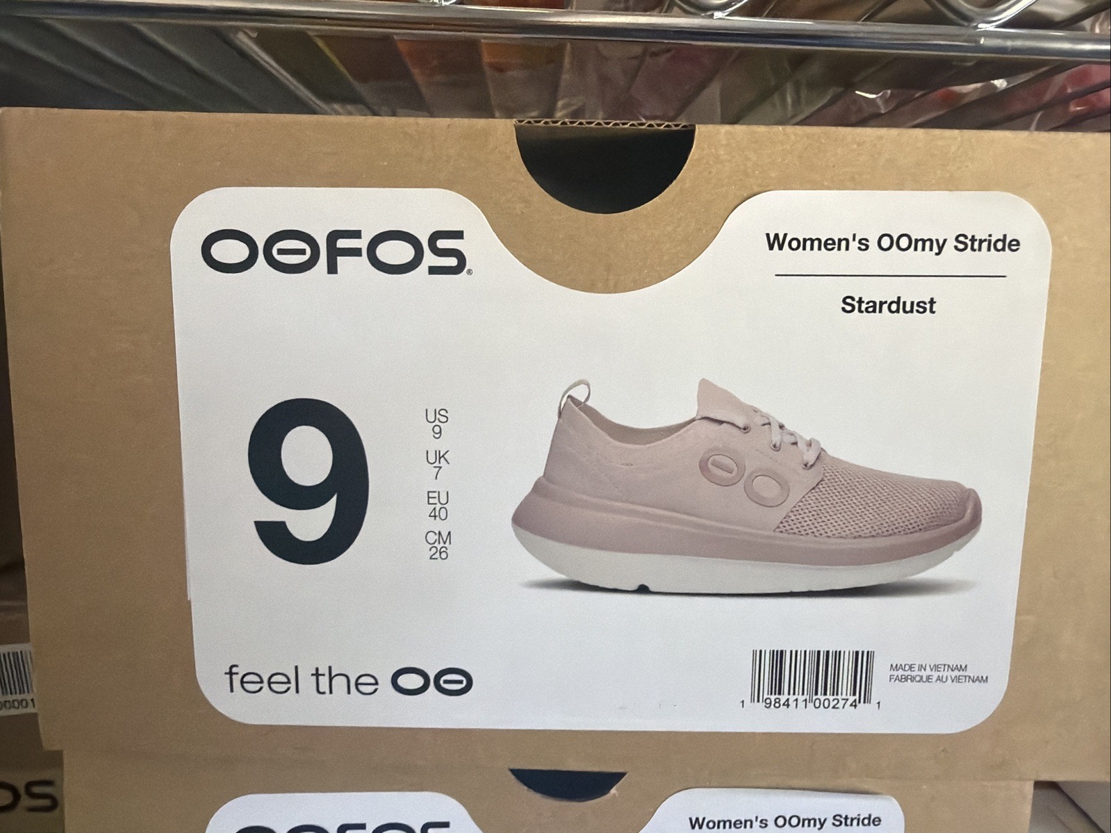OOFOS OOMY Stride Women’s Size 9 Stardust Recovery Shoes Sneakers