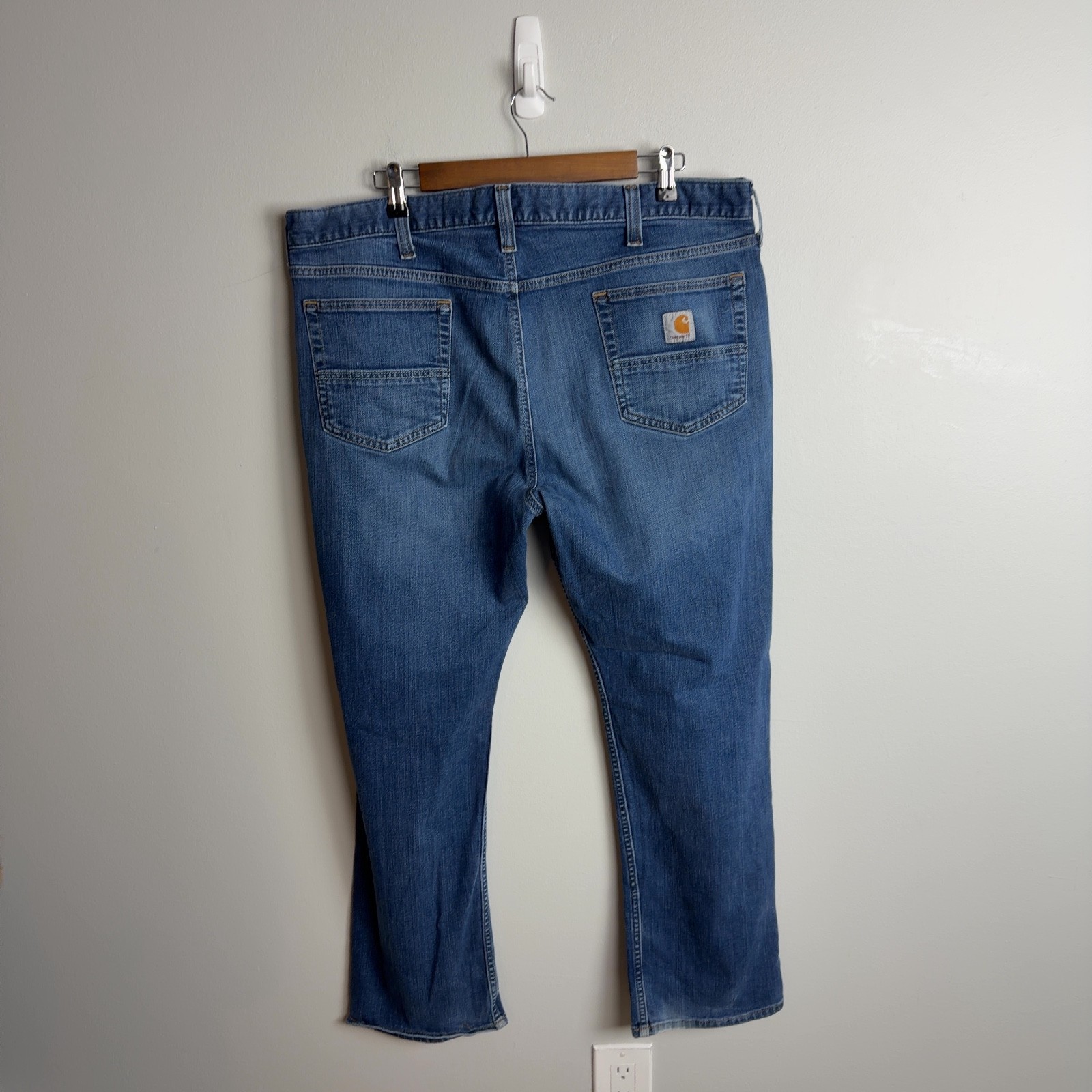 Carhartt Relaxed Fit Denim Jeans 40×30 Blue Cotton Blend Men’s