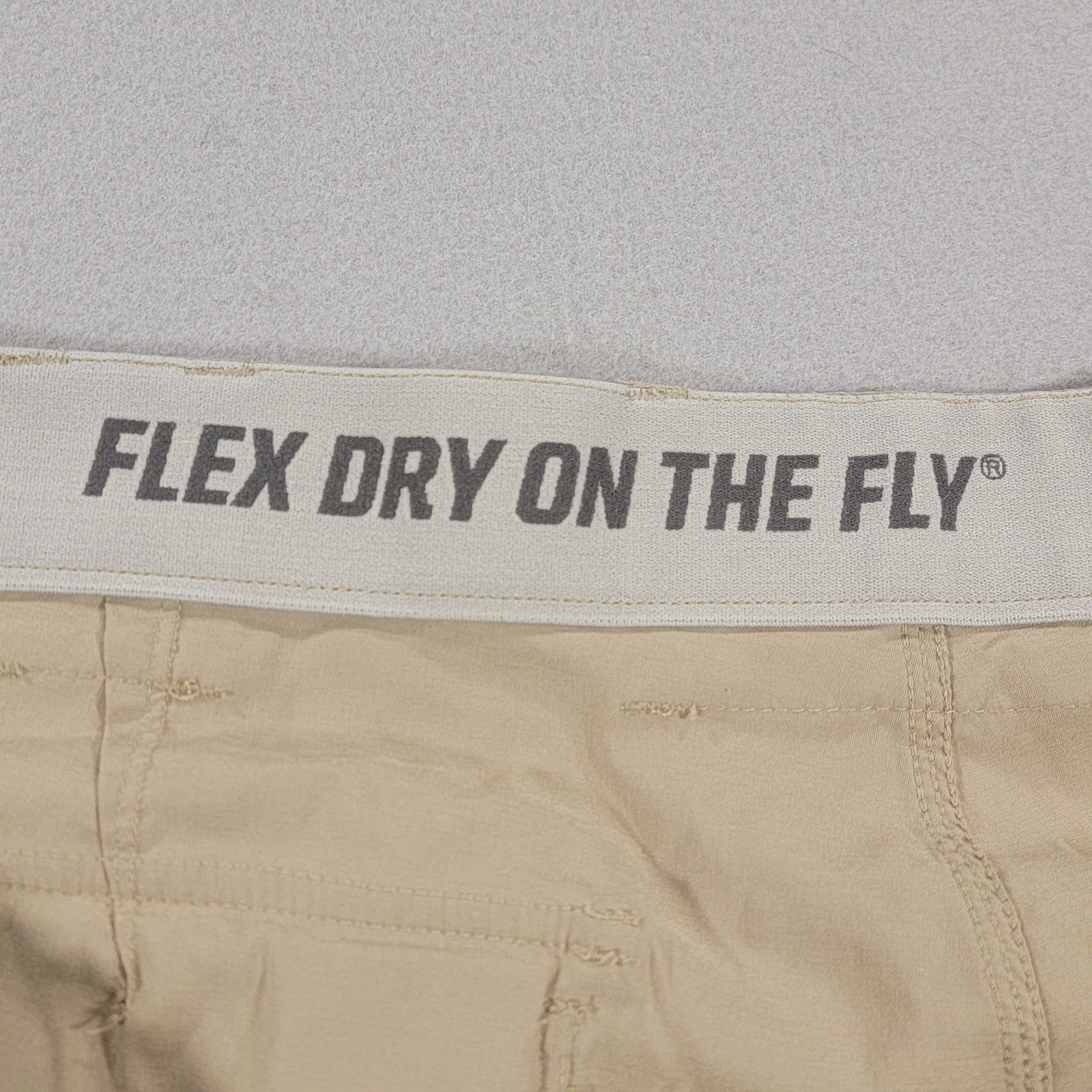Duluth Trading Flex Dry On The Fly Cargo Pants Khaki Relaxed Fit Men’s 46×30