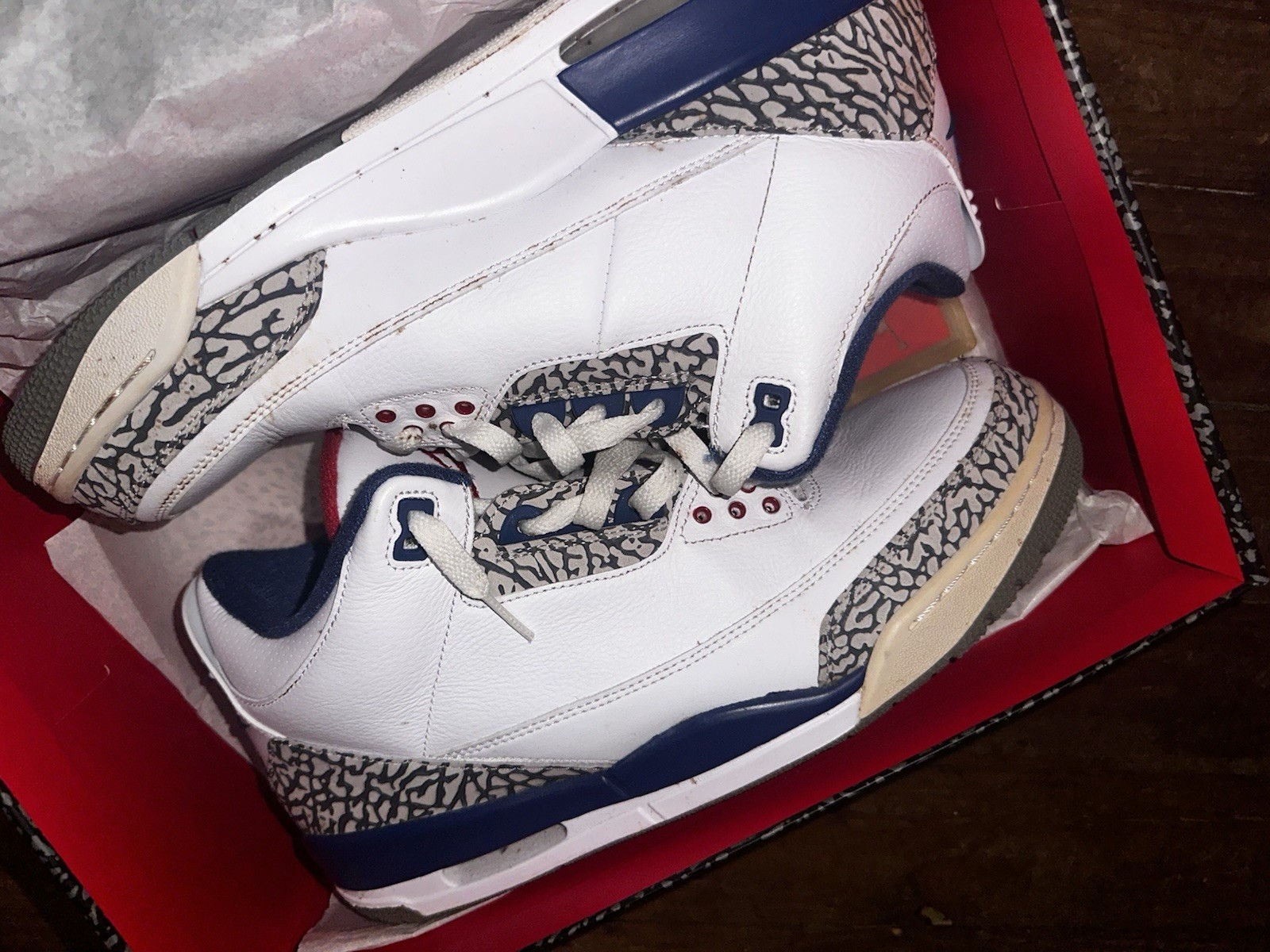 Jordan Air Jordan 3 Retro OG True Blue White/True Blue 2016 854262-106