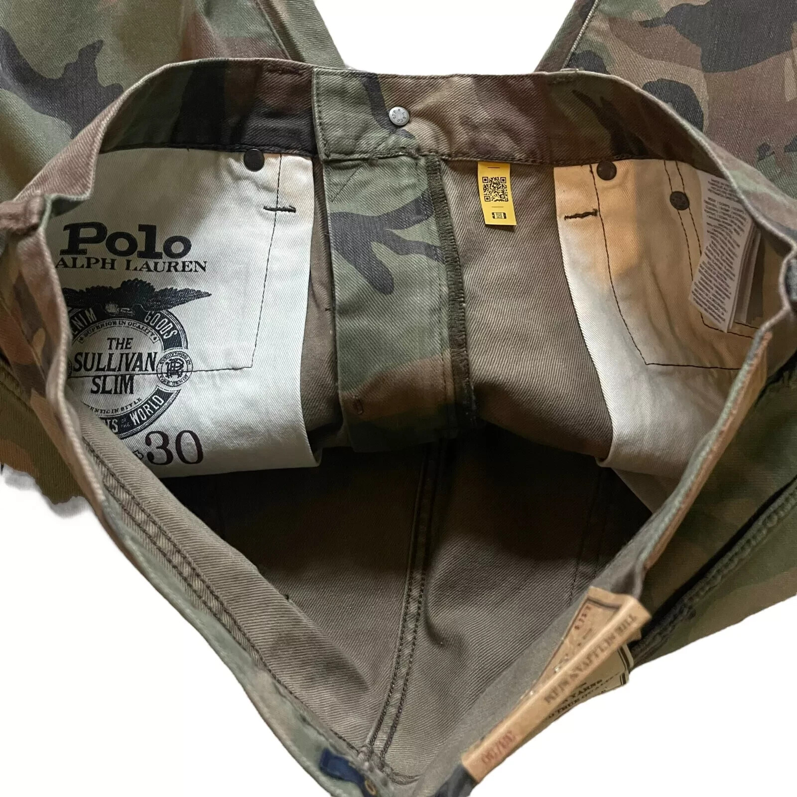 Polo Ralph Lauren Men’s Sullivan Slim Straight Camouflage Stretch Denim Jeans