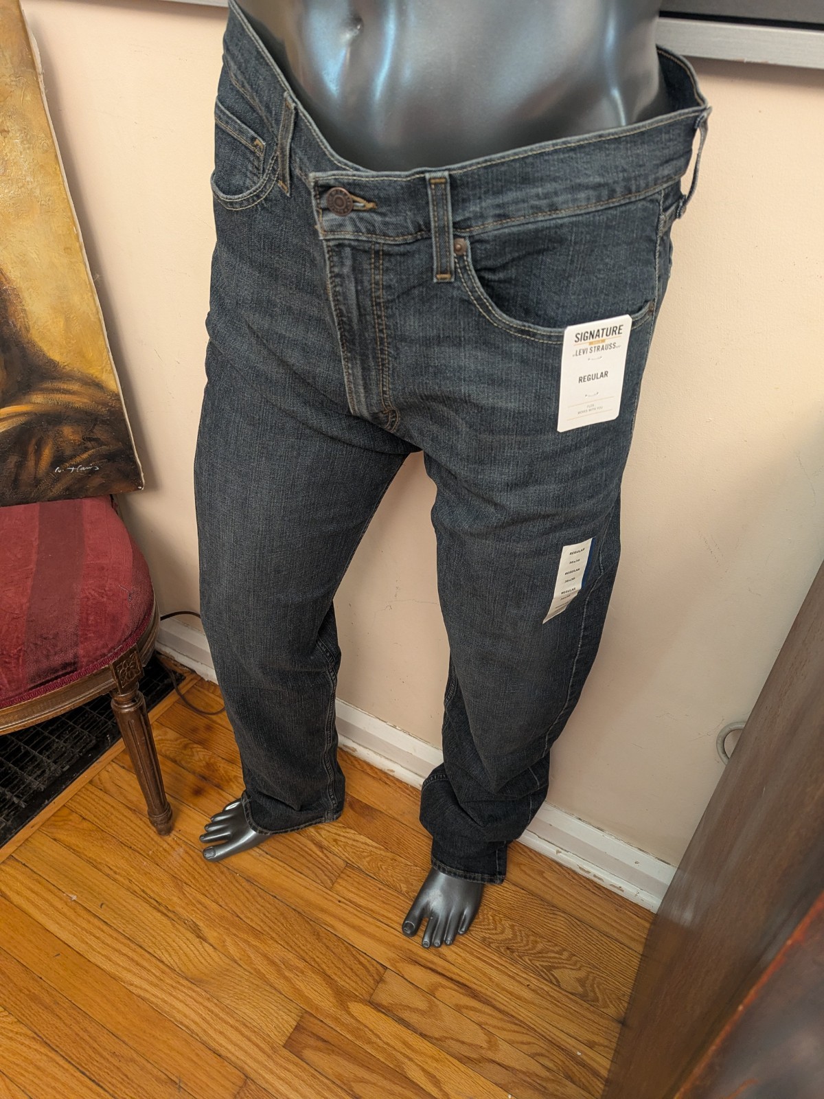 NEW Men’s 36×36 Jeans Signature by Levi Strauss & Co. Mens Regular Fit