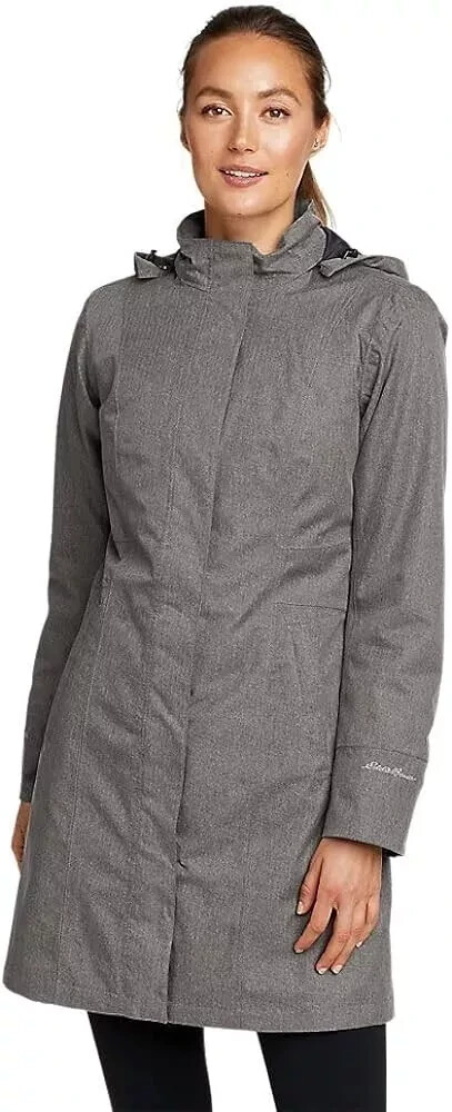 Eddie Bauer Women’s Girl on the Go Trench Coat, Medium Size, New