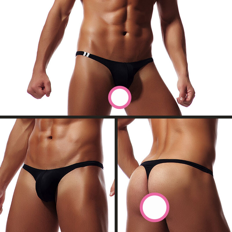 Mens G-strings Lingerie Underwear Briefs Tangas Thongs Bikini Underpants T-back⇓