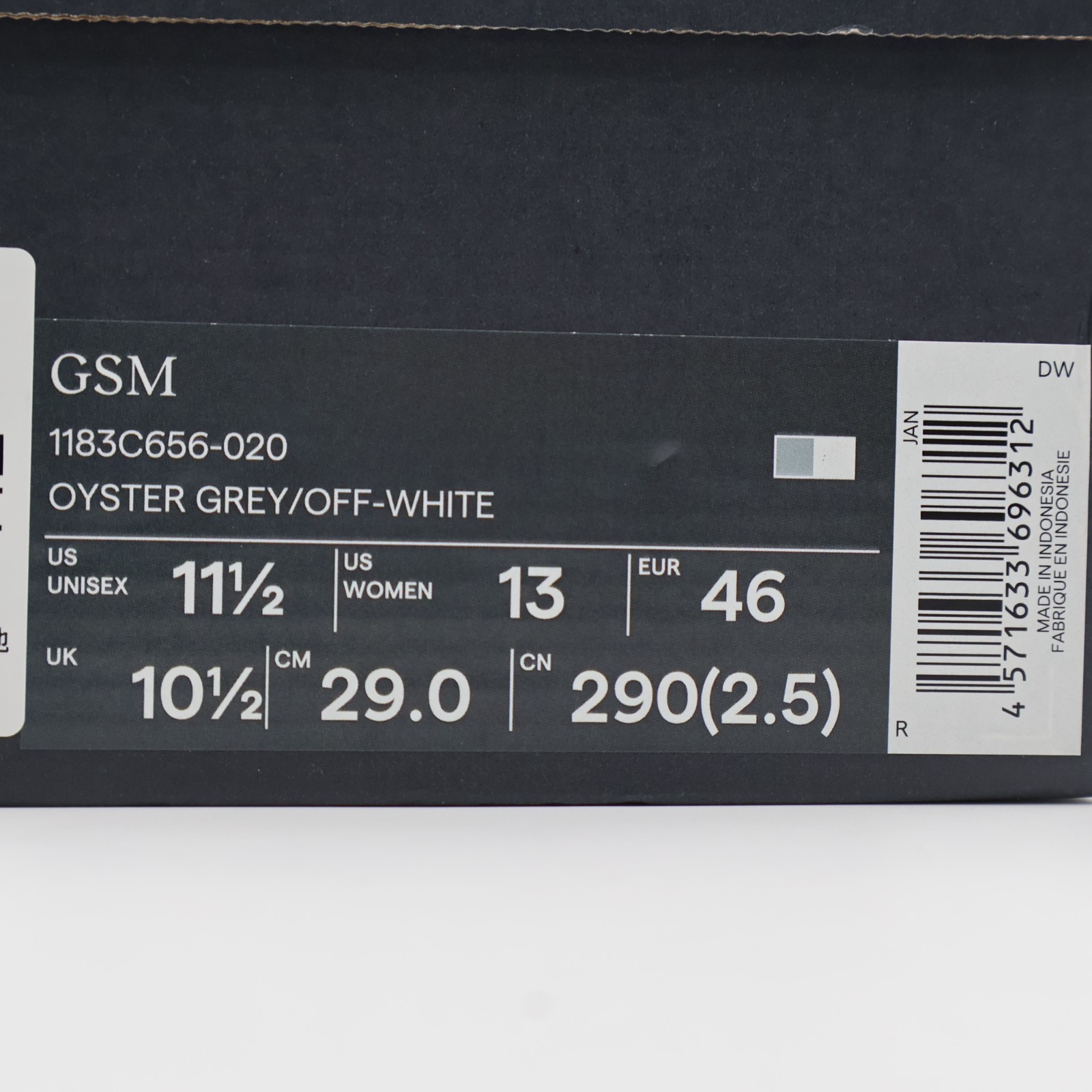 1183C656-020 Onitsuka Tiger GSM Oyster GreyOff White (Men’s)