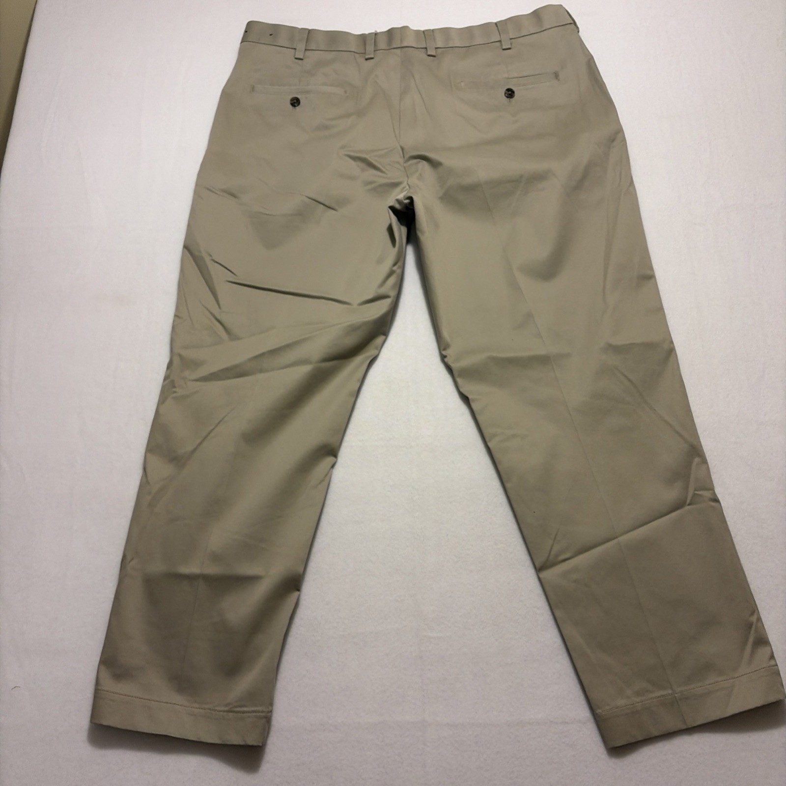 BROOKS BROTHERS Clark Fit Stretch Lightweight Khaki Advantage Chino Pants 40×30