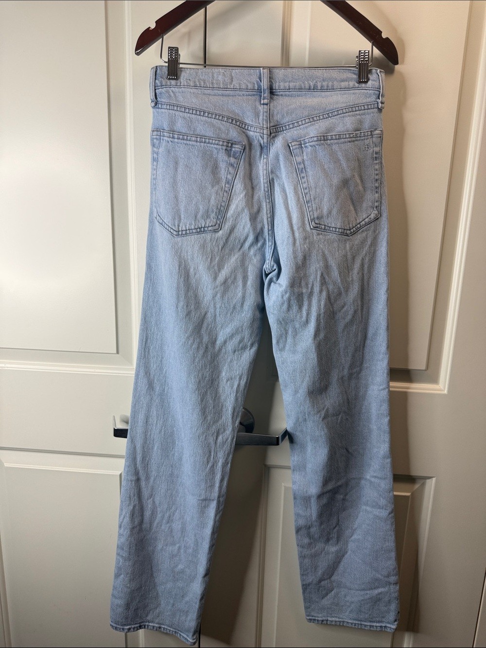 Rag & Bone Hattie Mid Rise Full Length Denim Jeans 28Waist Straight Leg