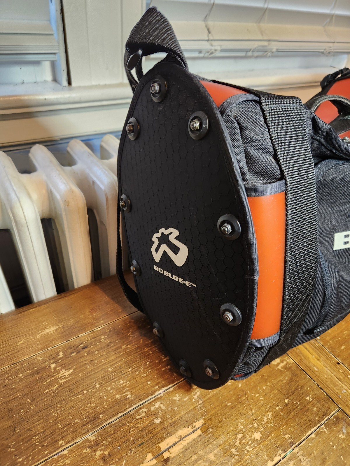 Boblbee Backpack Black Orange Hardcase Travel Duffle Bag Vintage Back Protector