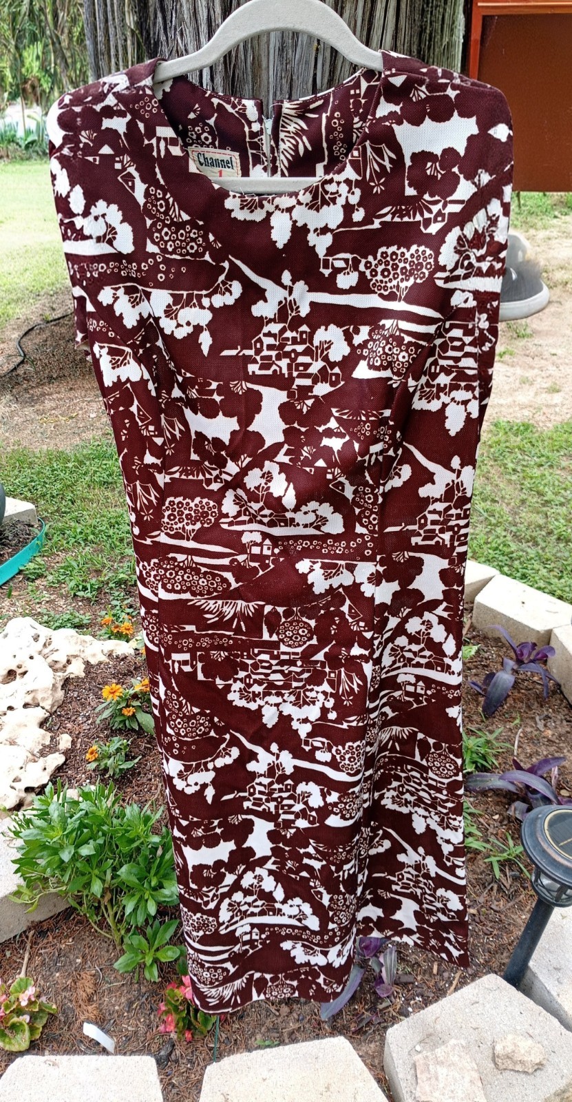 VTG CHANNEL BY BILL SIMS 60S RETRO MOD DRESS
