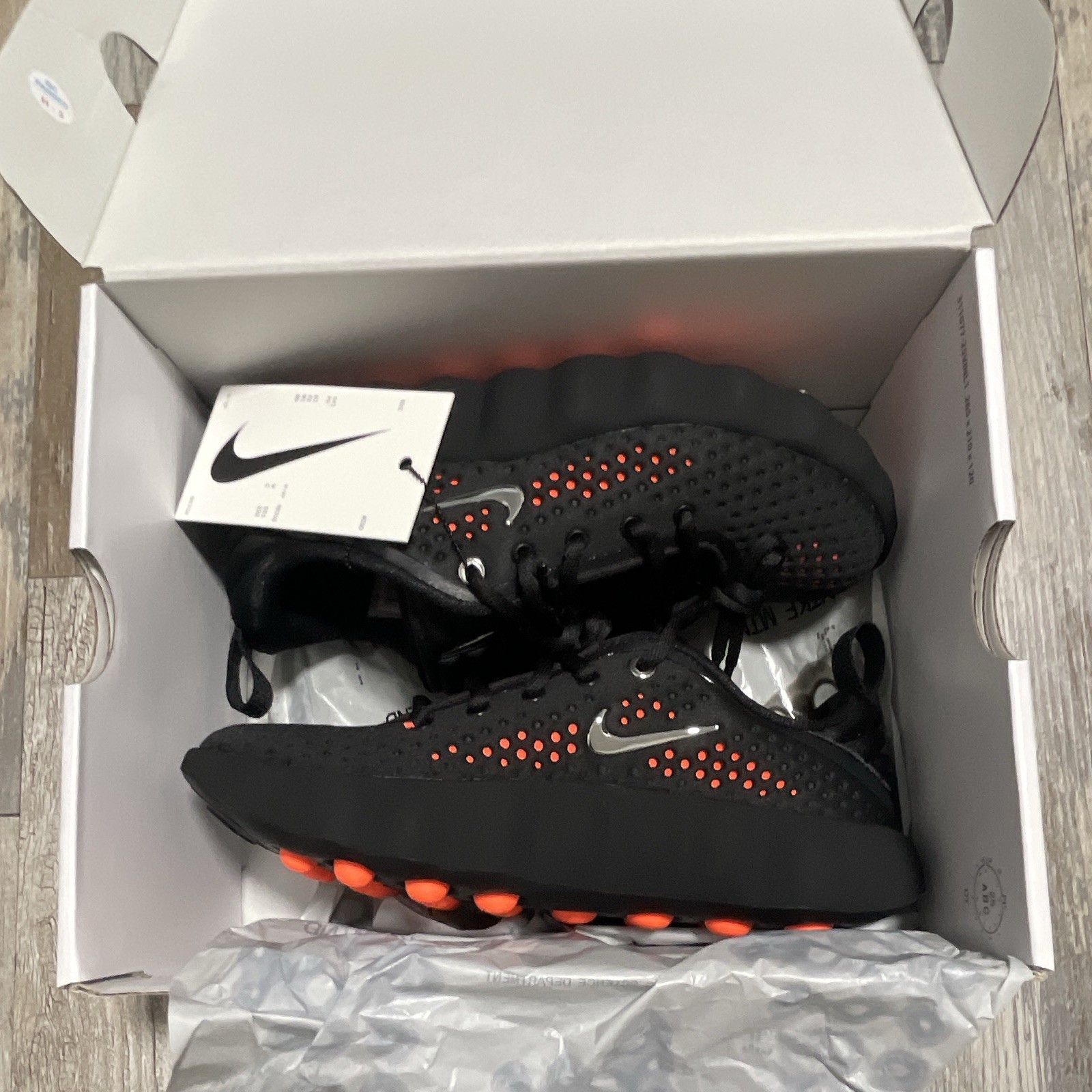 Nike Mind 002 Black Hyper Crimson Low Top Lace-Up Sneakers 2026 HQ4310-001