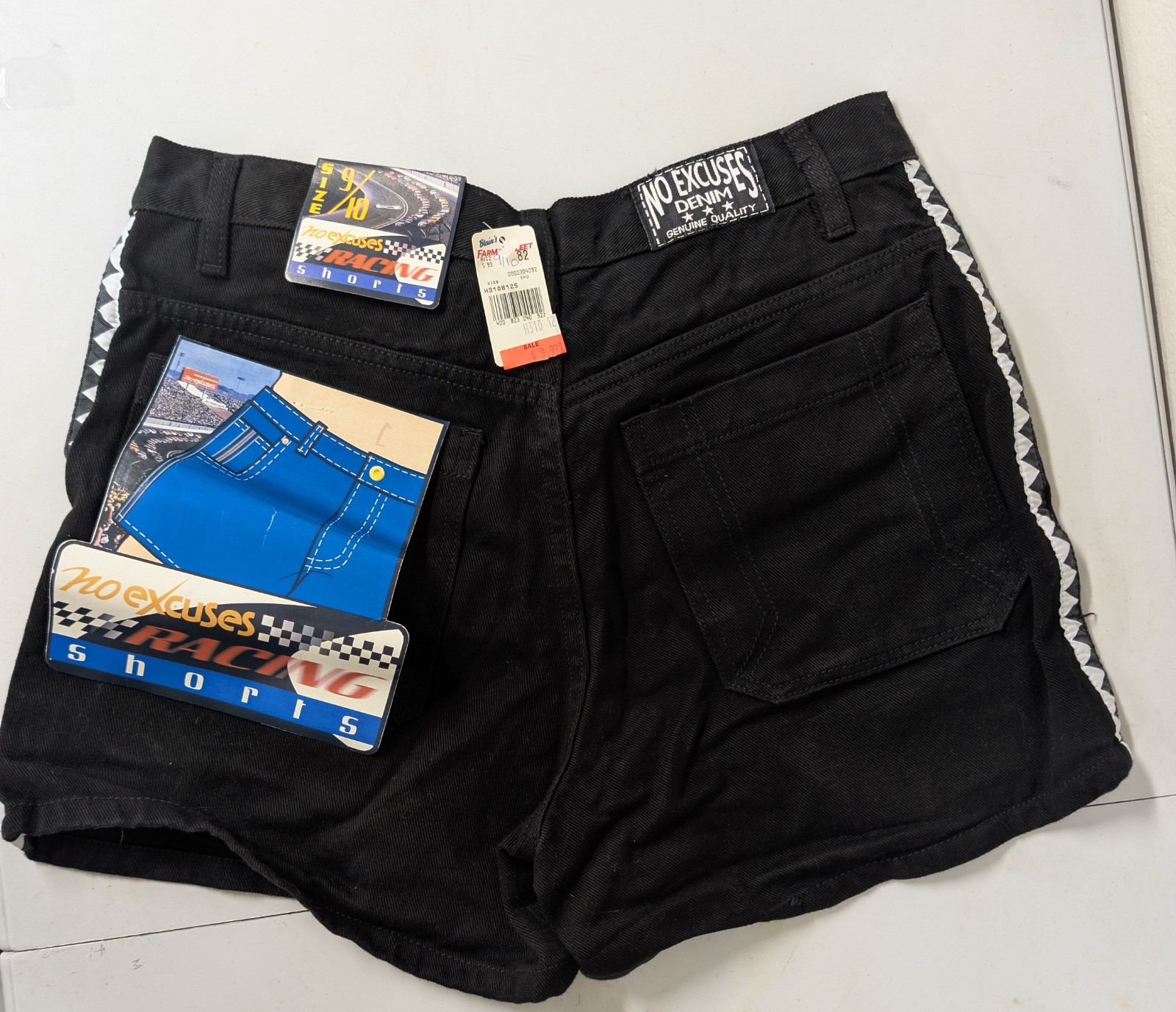 Vintage No Excuses Racing Jeans – Size 9/10