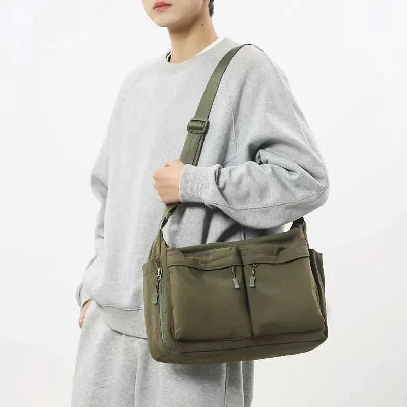 Uniqlo Multi Pocket Shoulder Bag 2 Colors Handbag For Men Messenger Bag