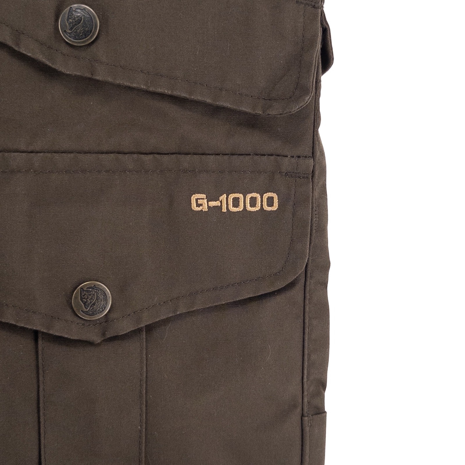 Fjallraven Mens US 38-39 Long Barents Pro Trousers Brown G-1000 Cargo Pants
