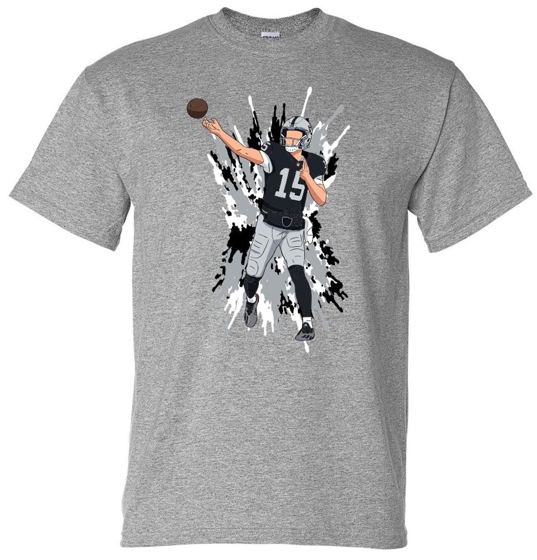 Fernando Mendoza Spray Paint Raiders Shirt T-Shirt Adult Small