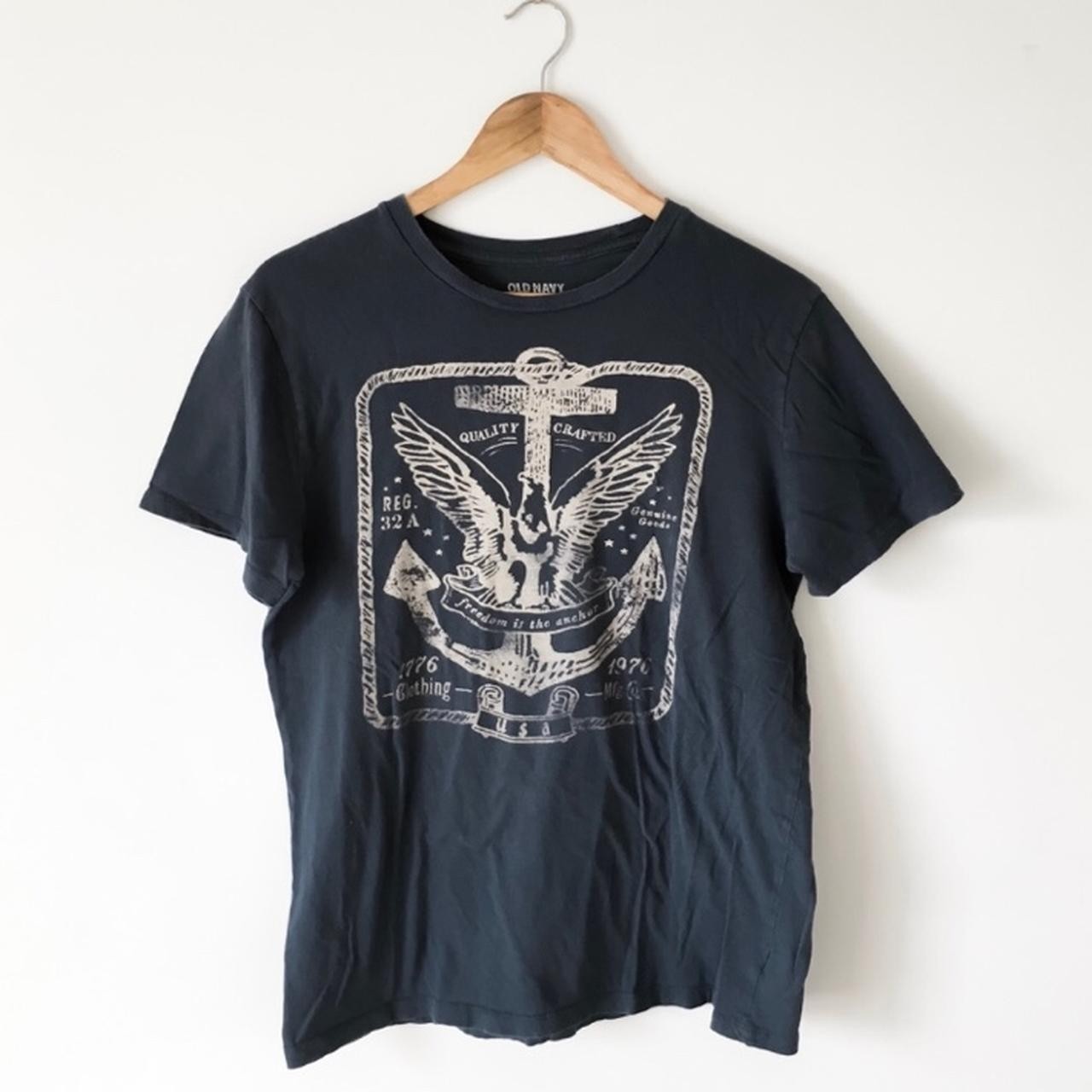 Retro Rugged Old Navy USA Sailing Medium T-Shirt