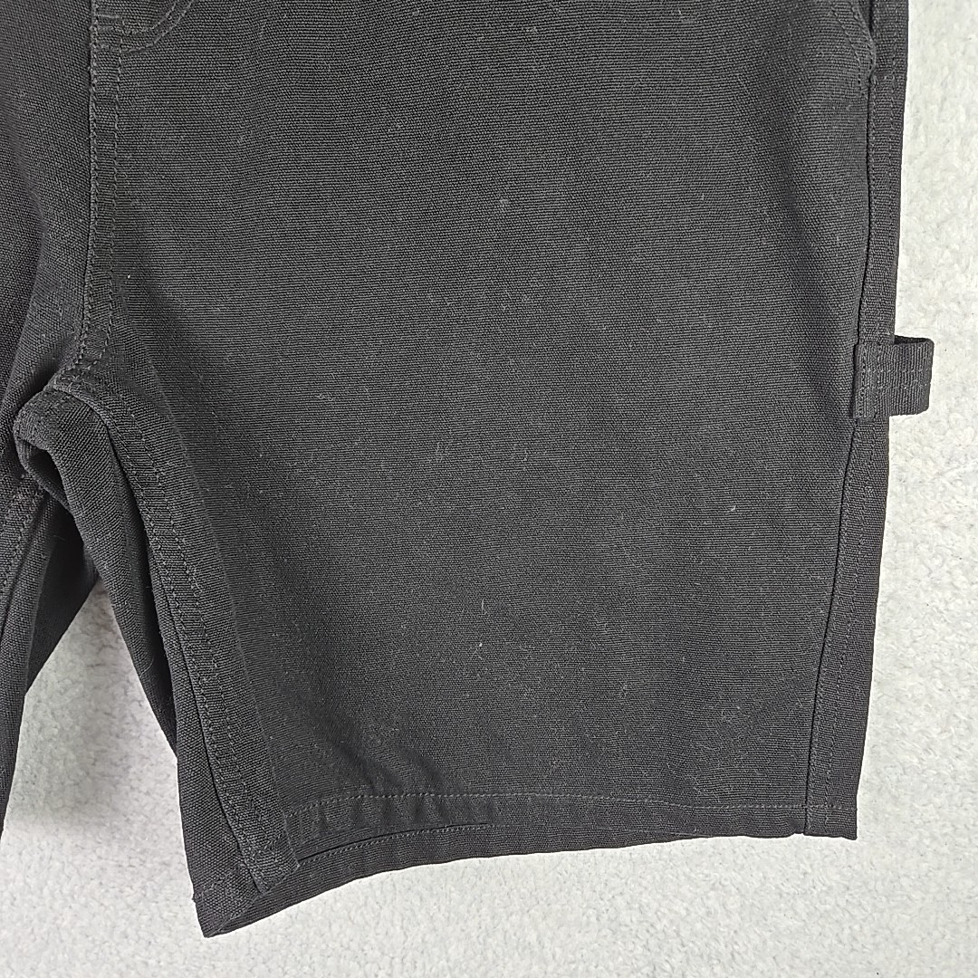 WESC Carpenter Shorts Mens Size 36 Black Heavyweight